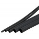 Rurka Termokurczliwa 5mm 1mb - czarna - elastyczna - silikonowa