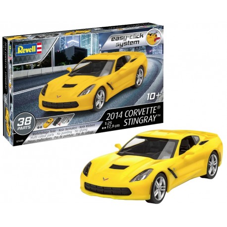 2014 Corvette Stingray - Revell - 07449 - Easy-Click 