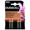 Baterie alkaliczne - 4x AAA / LR03 - Duracell Basic - 4 sztuki - blister