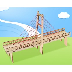 Most wantowy podwieszany - DIY - Drewniana Zabawka edukacyjna