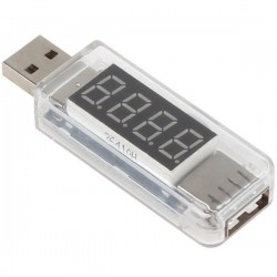 Miernik USB - pomiar napięcia, prądu oraz mocy - 3-8V i 0-3A i moc do 20W