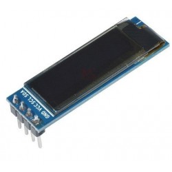 Wyświetlacz OLED biały 0,91' 4P 128x32 na I2C - SSD1306 - Arduino