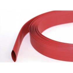Rurka Termokurczliwa 10mm 1mb - czerwona - elastyczna - silikonowa