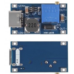 Przetwornica MT3608 2A USB typ C - STEP-UP - napięcie regulowane 5-28V