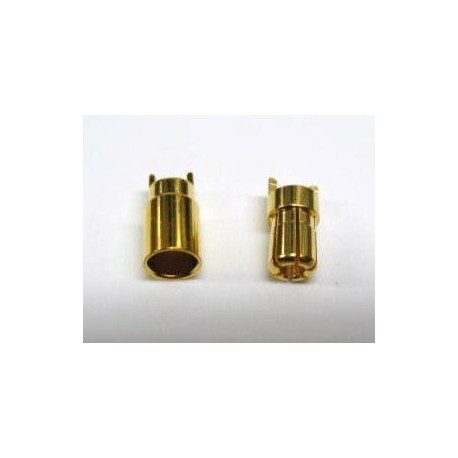 Wtyki GOLD - 5,5mm - 1 para