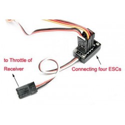 Throttle Hub - łącznik do kalibracji 8x ESC - Octocopter ESC