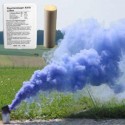 Świeca dymna duża AX-60 - 4 minuty - niebieska - 1 szt
