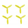 Śmigła DAL V2 T5045 - yellow - Tri-blade - 5x4,5x3 - 2xCW/2xCCW - DALPROP 4 szt