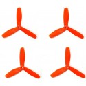 Śmigła DAL V2 T5045 - orange - Tri-blade - 5x4,5x3 - 2xCW/2xCCW - DALPROP 4 szt