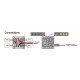 Płytka zasilająca PDB V2 5-in-1 HUB/ 2xBEC / LED Control / Low Voltage Alarm/ Buzzer - Matek HUB5in1