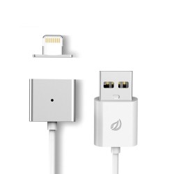 Kabel magnetyczny lightning - iPhone / iPad - 1m biały - ładowania