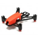 Rama do mini drona FPV - Kingkong Q100 czerwona - 100mm 11,6g