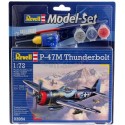 P-47 M Thunderbolt - Revell - 63984 - Zestaw z klejem i farbami