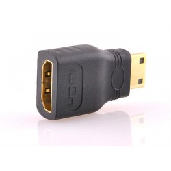 Adapter HDMI na Mini HDMI - wtyki GOLD - FULL HD