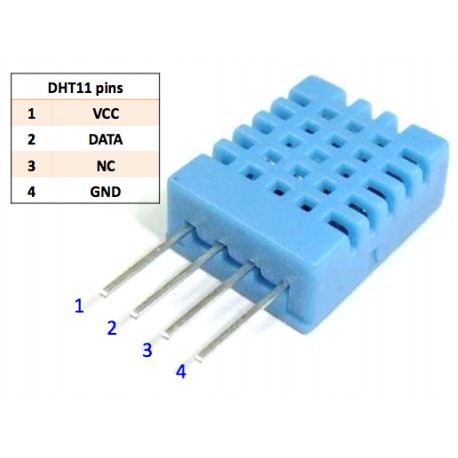 Czujnik DHT11 pomiar temperatury i wilgotności 1-wire - Arduino