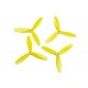 Śmigła DAL Ultrathin T5046 - Yellow - Tri-blade - 5x4,6x3 - 2xCW/2xCCW - DAL-PROP 4 szt