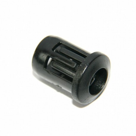 Oprawka LED 5mm - nylonowa długa - 10szt - czarna 