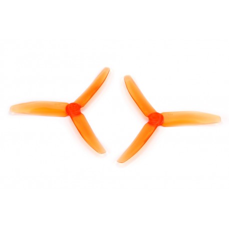 Śmigła DYS 5040 3-blades - Crystal Orange - 5x4x3 - 2 szt XT50403