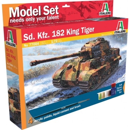Italeri - 77004 - Sd. Kfz.182 King Tiger - Model Set