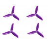Śmigła DAL CYCLONE T5045C High-end - purple - Tri-blade - 5x4,5x3 - 2xCW/2xCCW - DAL-PROP