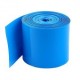Folia termokurczliwa - rękaw PVC szer. 50mm - niebieska - na 1 akumulator 18650 - 1mb