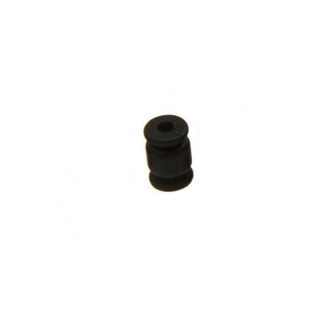 Wibroizolator 13mm/9mm - silikonowy - czarny - tłumik drgań, damper, amortyzator - 1 szt