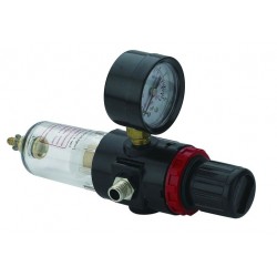 Reduktor ciśnienia powietrza 1/4" - z filtrem - odwadniacz - do kompresora - AFR200