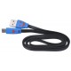 Przewód micro usb - USB płaski kabel 100cm - do telefonu, aparatu, nawigacji itd.