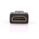 Adapter HDMI na Micro HDMI - wtyki GOLD - FULL HD