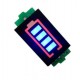 Wskaźnik naładowania akumulatora 1S - Li-Po - Li-ion - 25/50/75/100% - niebieski