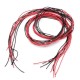 Przewód silikonowy 30AWG - 1 żyła - 0,05 mm2 - czerwony - elastyczny