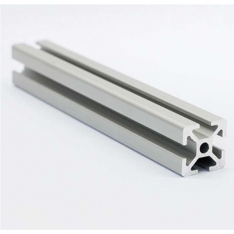 Profil aluminiowy T6 2020 17-20 cm -  - anodowany - do drukarek 3D, stelaży, maszyn przemysłowych