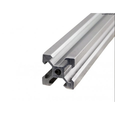 Profil aluminiowy V-SLOT 2020 600mm - anodowany - do drukarek 3D, stelaży, maszyn przemysłowych