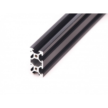 Profil aluminiowy V-SLOT 2040 110cm - czarny- do drukarek 3D, stelaży, maszyn przemysłowych