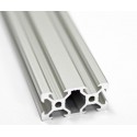 Profil aluminiowy V-SLOT 2040 250mm - anodowany - do drukarek 3D, stelaży, maszyn przemysłowych