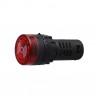 Kontrolka LED z buzerem czerwona - AD16-22SM - lampka sygnalizacyjna