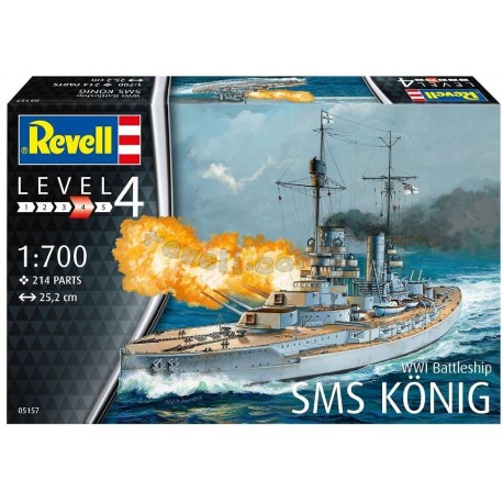 Revell - 05157 - WWI Battleship SMS KÖNIG