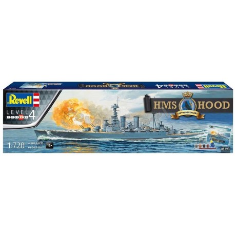 Revell - 05693 - HMS Hood - 100th Anniversary - klej + farby