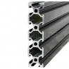 Profil aluminiowy V-SLOT 2080 25cm - czarny- do drukarek 3D, stelaży, maszyn przemysłowych
