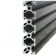 Profil aluminiowy V-SLOT 2080 200cm - czarny- do drukarek 3D, stelaży, maszyn przemysłowych