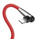 Kabel Baseus USB Type-A do Lightning MVP 2.4A 1M - czerwony