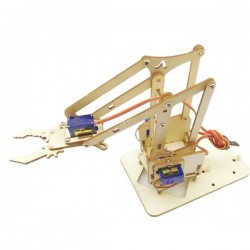 Ramię robota 4 DOF - DIY - model oparty o Projekt edukacyjny Arduino
